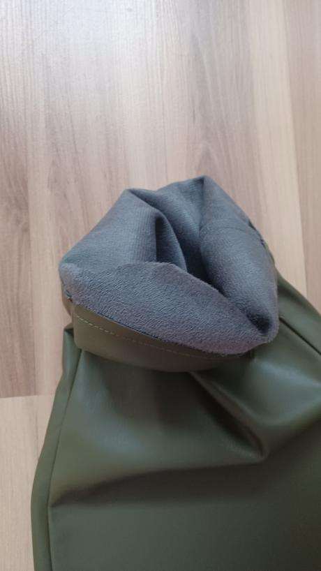 Kožené kaki nohavice, xs