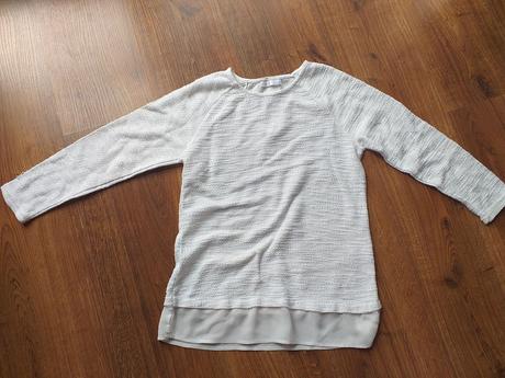 Biele dlhorukávové tričko, pepco,146