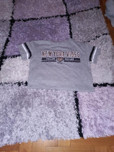 Croptop tricka 3 kusy, new yorker,xs