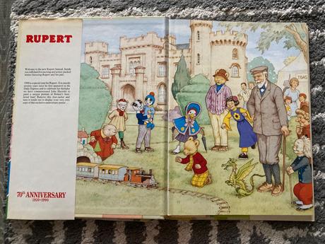 Rupert vintage 1990 70 th anniversary edition,