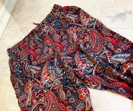 Haremky s paisley vzoromm/l, orsay,l