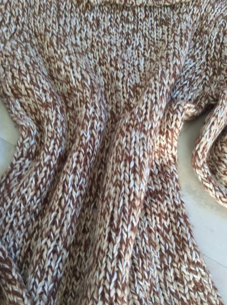 Melírovaný vlnený teplý rolák, m