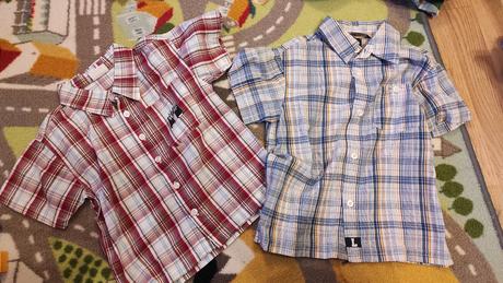 Kosele kratky rukav 2 ks. velkost 3-4 roky, h&m,104