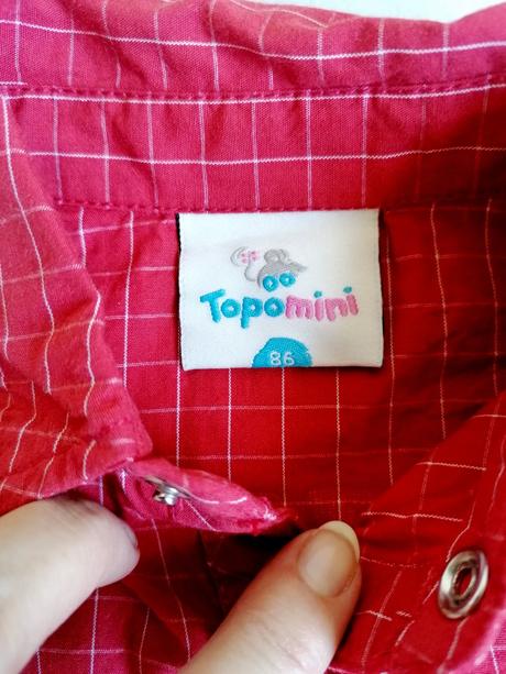 Frajerská košeľa navy sailor boy veľ. 86-92, topomini,86