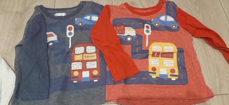 2x tricko s autami, pepco,86