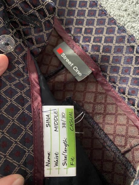 Elegantne pukove nohavice v. 40/42, l