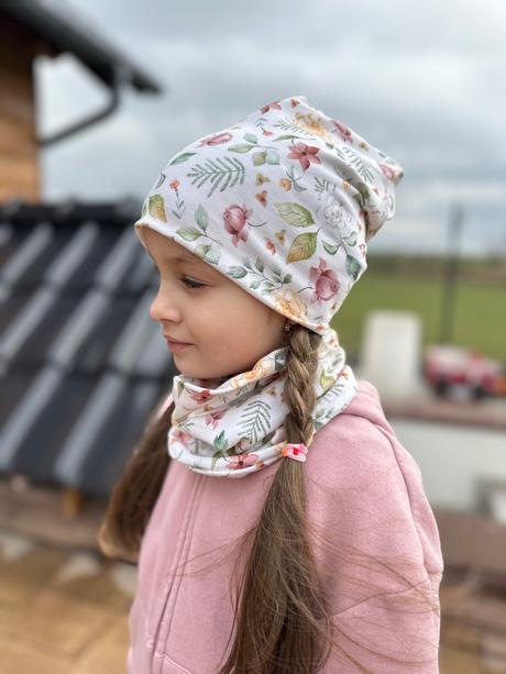 Ciapka a nakrcnik 2 vrstvový set, 104 / 110 / 116 / 122 / 128