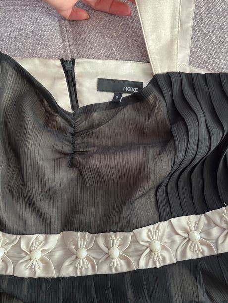 Čierne šaty na ramienka, next,40