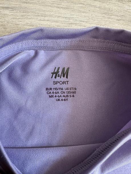 Funkčné tričko h&m sport 110/116, h&m,116