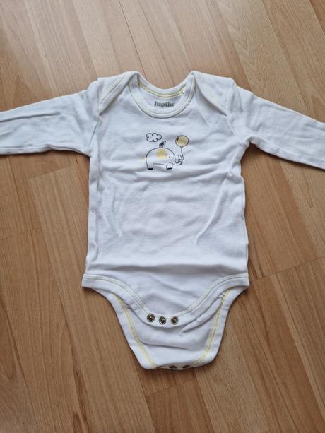 Detske body s dlhým rukávom 12 ks hračka gratis, 68