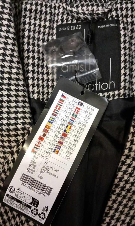 Jarný kabátik, amisu,42 / xl