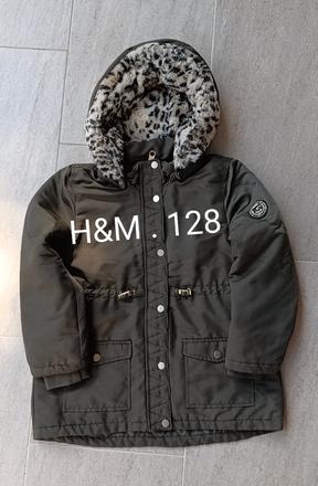 Zimná parka, h&m,128