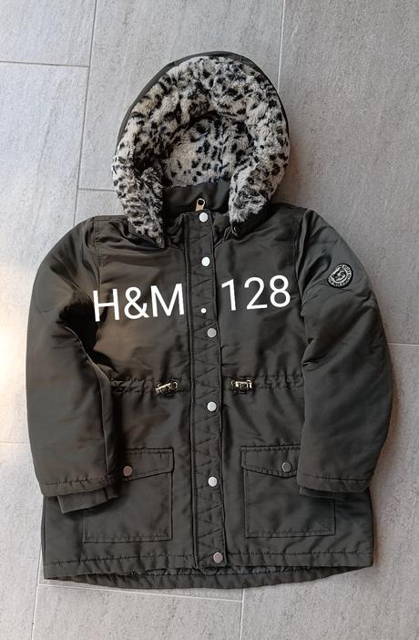 Zimná parka, h&m,128