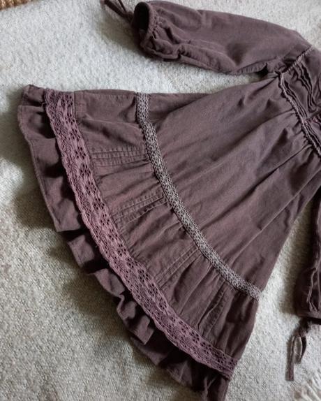 Šaty romantický štýl 104/110, 104