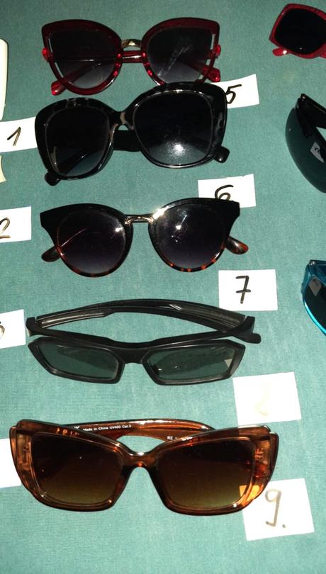 Predám  slnečné okuliare - 21ks, 