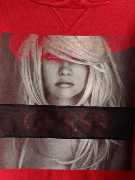 Guess krásna červená mikina m, guess,m
