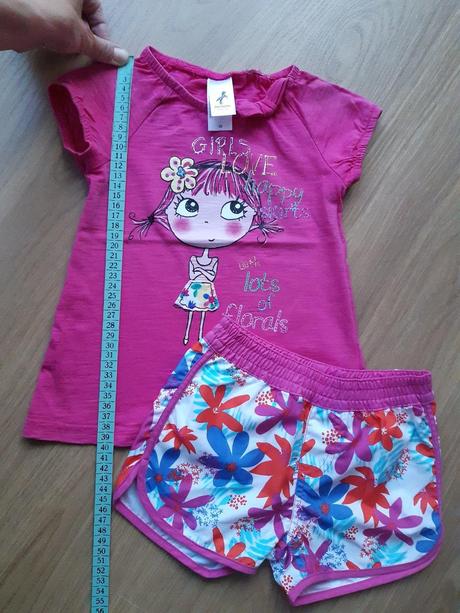 Tričko c&a + kraťasy zara, zara,98