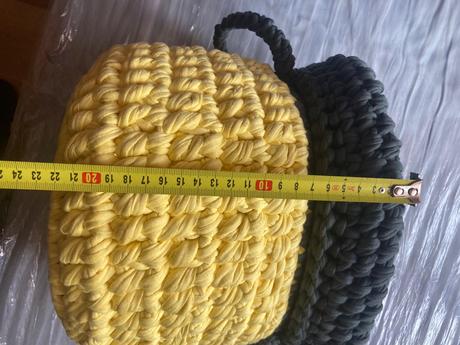 Handmade pruteny košík,