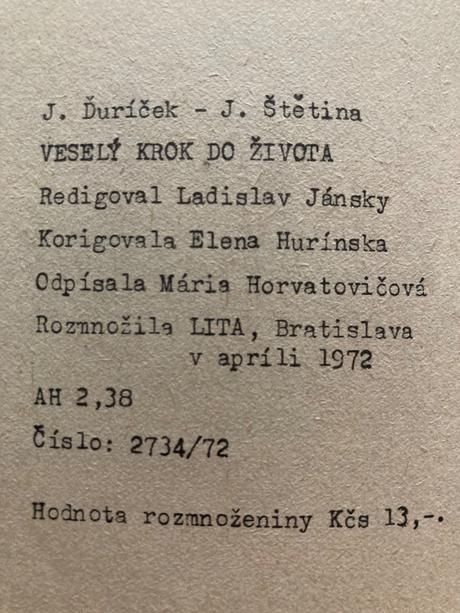 Veselý krok do života (1972),