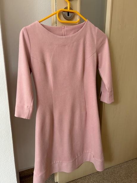 Semišové šaty veľ. xs, xs