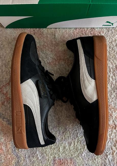 Puma palermo tenisky koža čierno biele veľkosť 41, puma,41