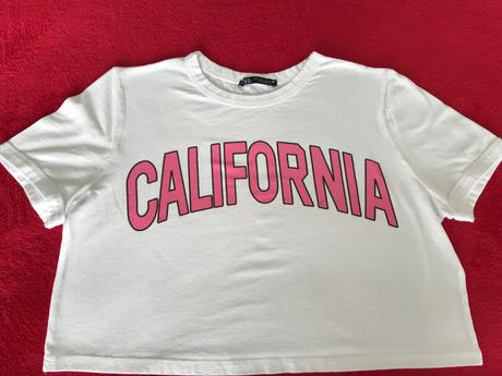 Crop top tricko, zara,s