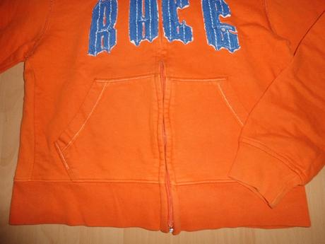 Oranzova chlapcenska mikina, 128