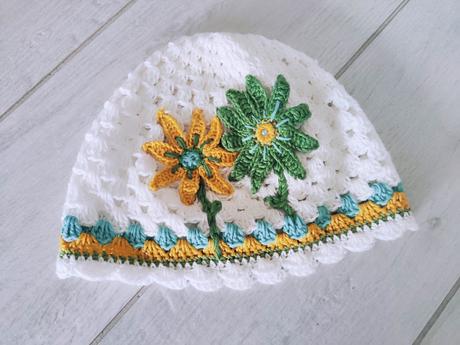 Ručne pletená čiapka veľ. od 1 do 5 rokov, 