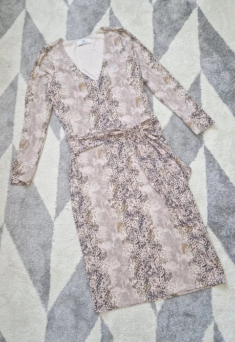 Wallis šaty s hadím vzorom / petite, wallis,s