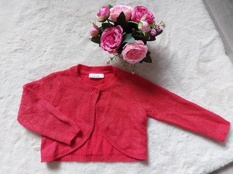 Cerveny svetrik bolerko, pepco,92