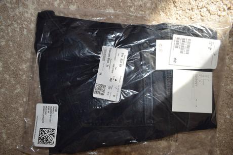Nové elastické rifle skinny, h&m,34