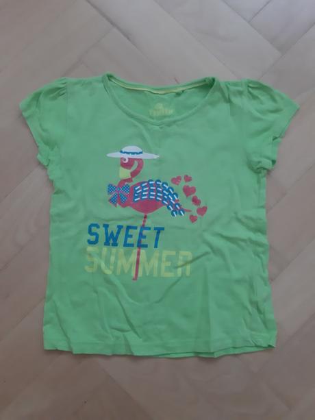 Detské tričko zelené, lupilu,104