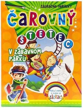 Čarovný štetec vyfarbovanie v zábavnom parku, 