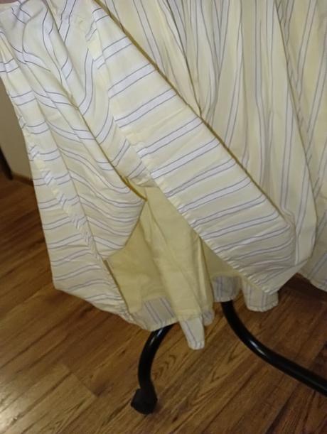 H&m pružkované podšité šaty, h&m,40