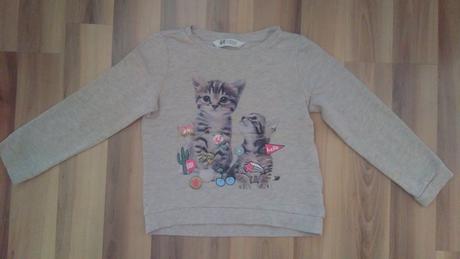 Mačičkový kompletík, 6-7r., 116-122-128, h&m,122
