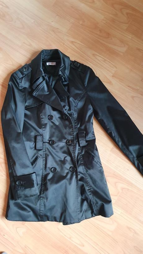 Čierny trenčkot orsay 36 alebo s, orsay,36