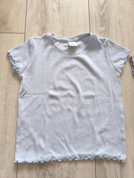 Rebrovane tričká lindex 110 2ks, next,110