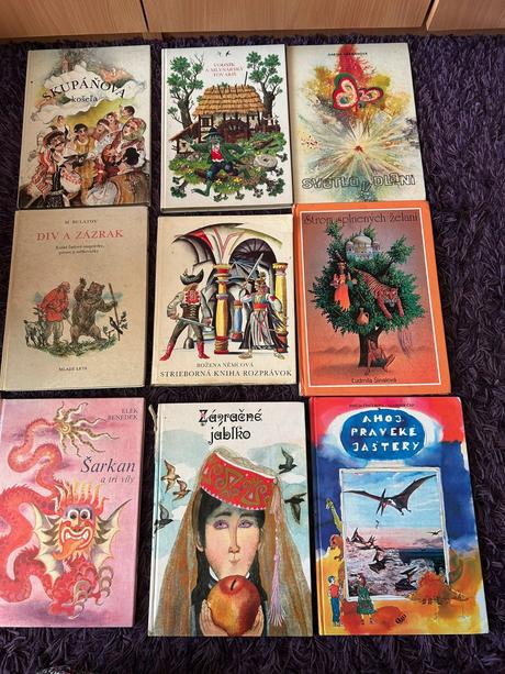 Sada 9 ks rozprávkových knižiek,