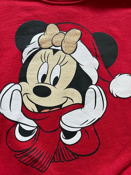 Vianočná mikina minnie, sinsay,98