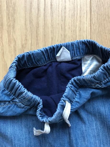 Džínsy h&m zateplené, h&m,74