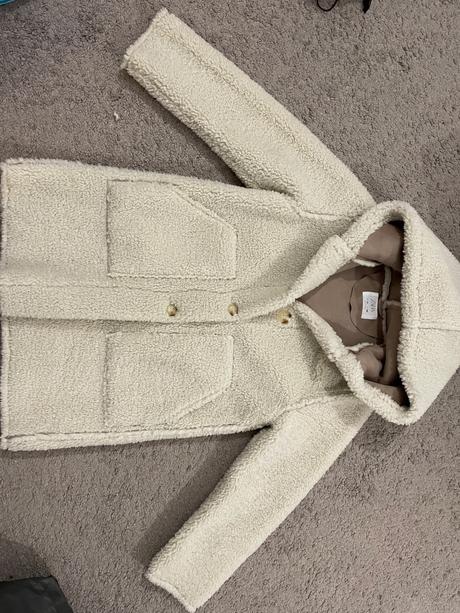 Kabát teddy, zara,140