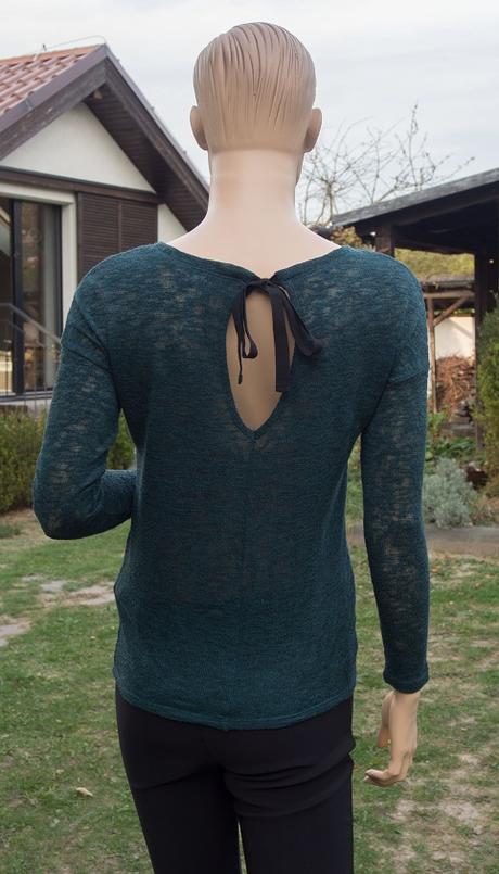 Pulóver s mašličkou, bershka, xs, bershka,xs