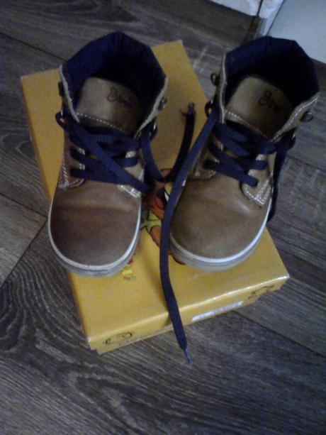 Kožené topánočky, bären-schuhe,25