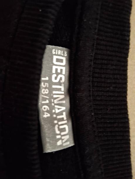 Dievčenský bielo čierny pulóver., pepco,164