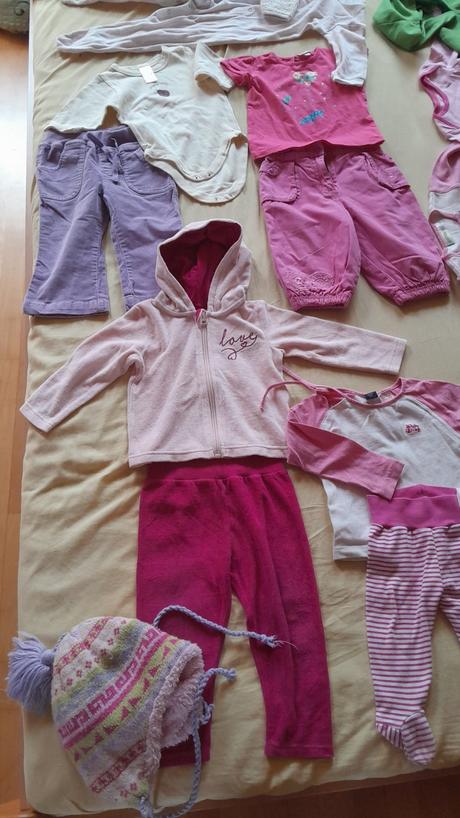 Balík oblečenia 74/80, 68–80