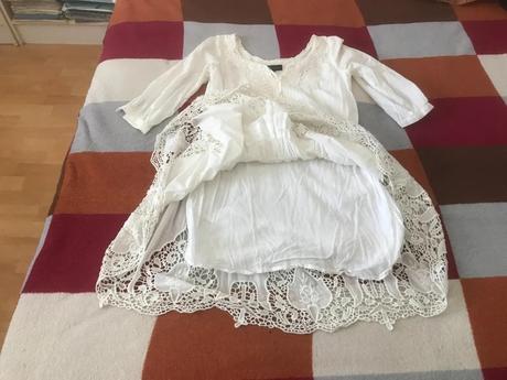 Šaty krasne s cipkou, vel. s, zn. luisa spagnoli, s