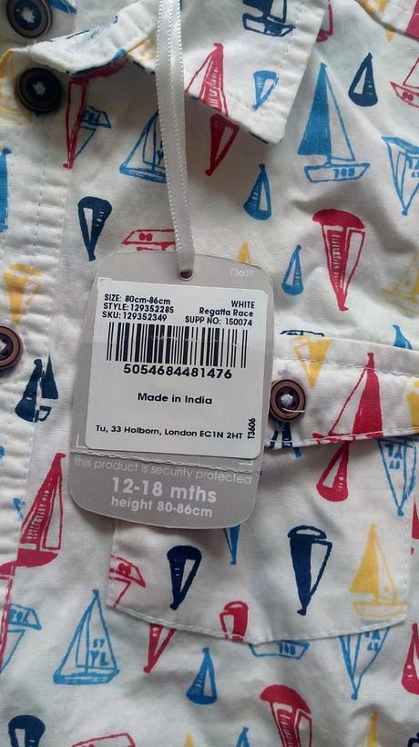 Košeľa loďky, tu,86