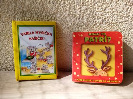 Dve detské knižky pre najmenších,