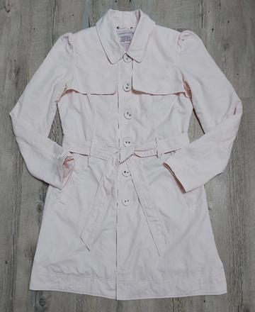 Ružový prechodný kabát / trenčkot, 42