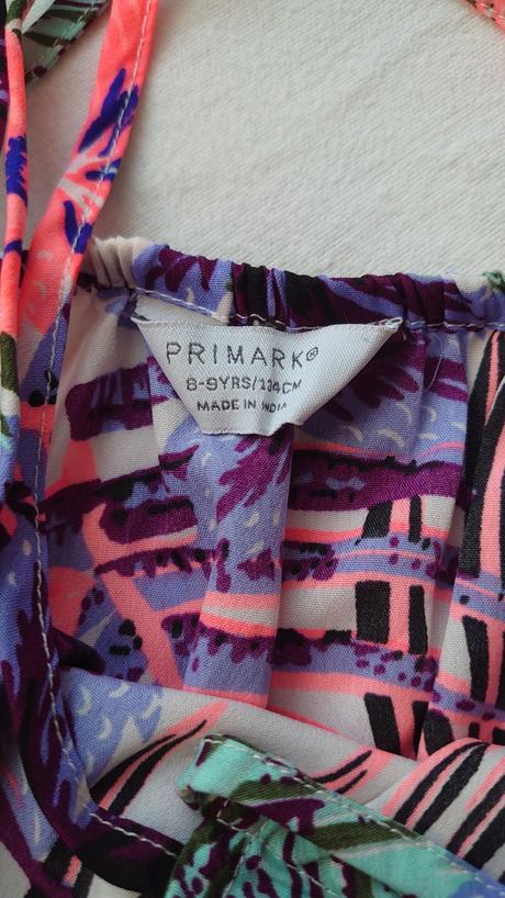 Úžasný kvietkovaný ľahučký letný overal primark, primark,134